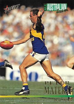 1995 Select AFL - All-Australian Team #AA8 Peter Matera Front